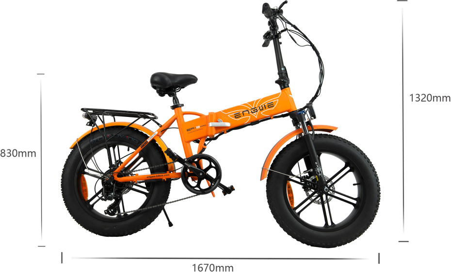 可折叠电动自行车-尺寸