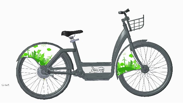 天轴厂家20寸城市共享电动自行车带来绿色出行解决方案